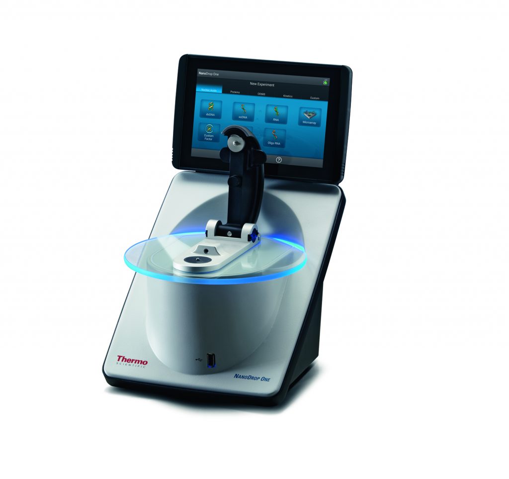 NanoDrop One Microvolume UVVis Spectrophotometer ברגל ציוד אנליטי